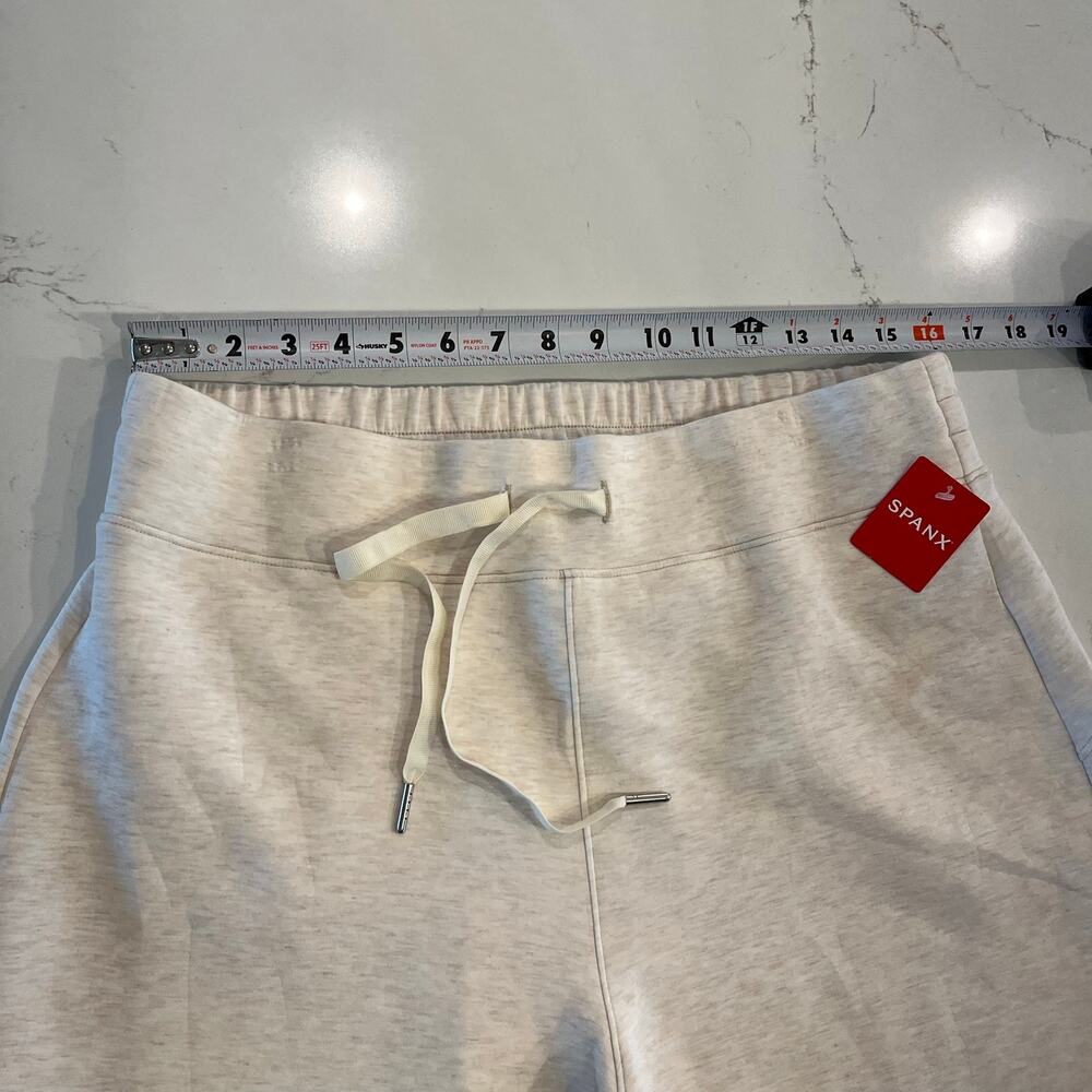 NWT Spanx Air Essentials‎ Cropped Wide Leg Pants Cream Size 1X - Picture 9 of 12